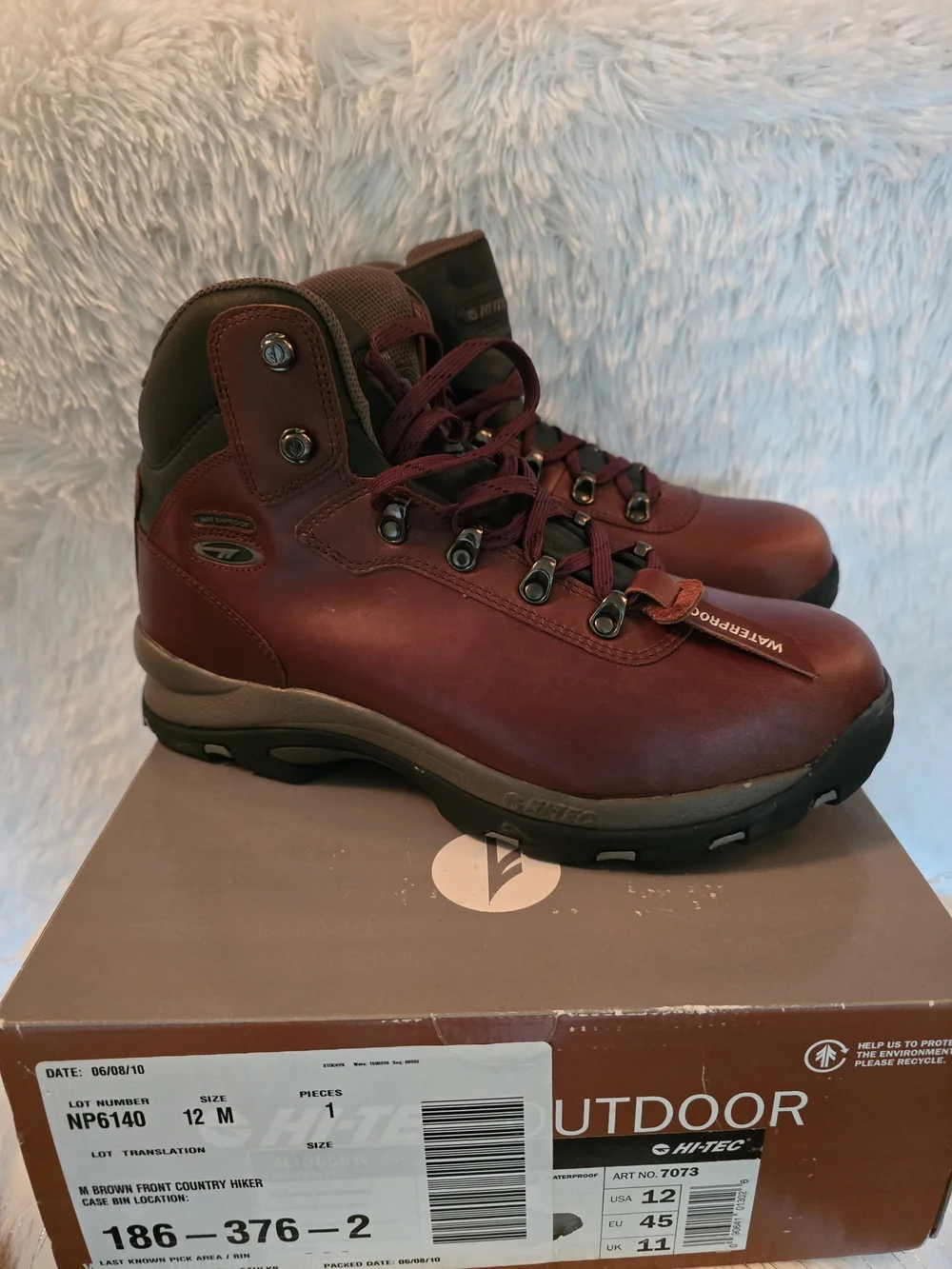 Hi-Tec Men's Brown Waterproof Hiking Boots